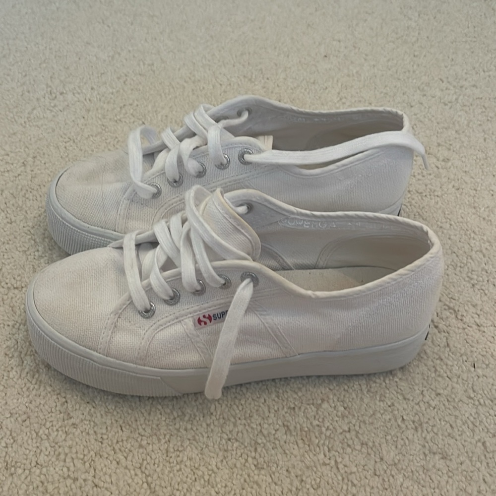 Superga Women’s Sneakers, hardly worn with no tags, size 38